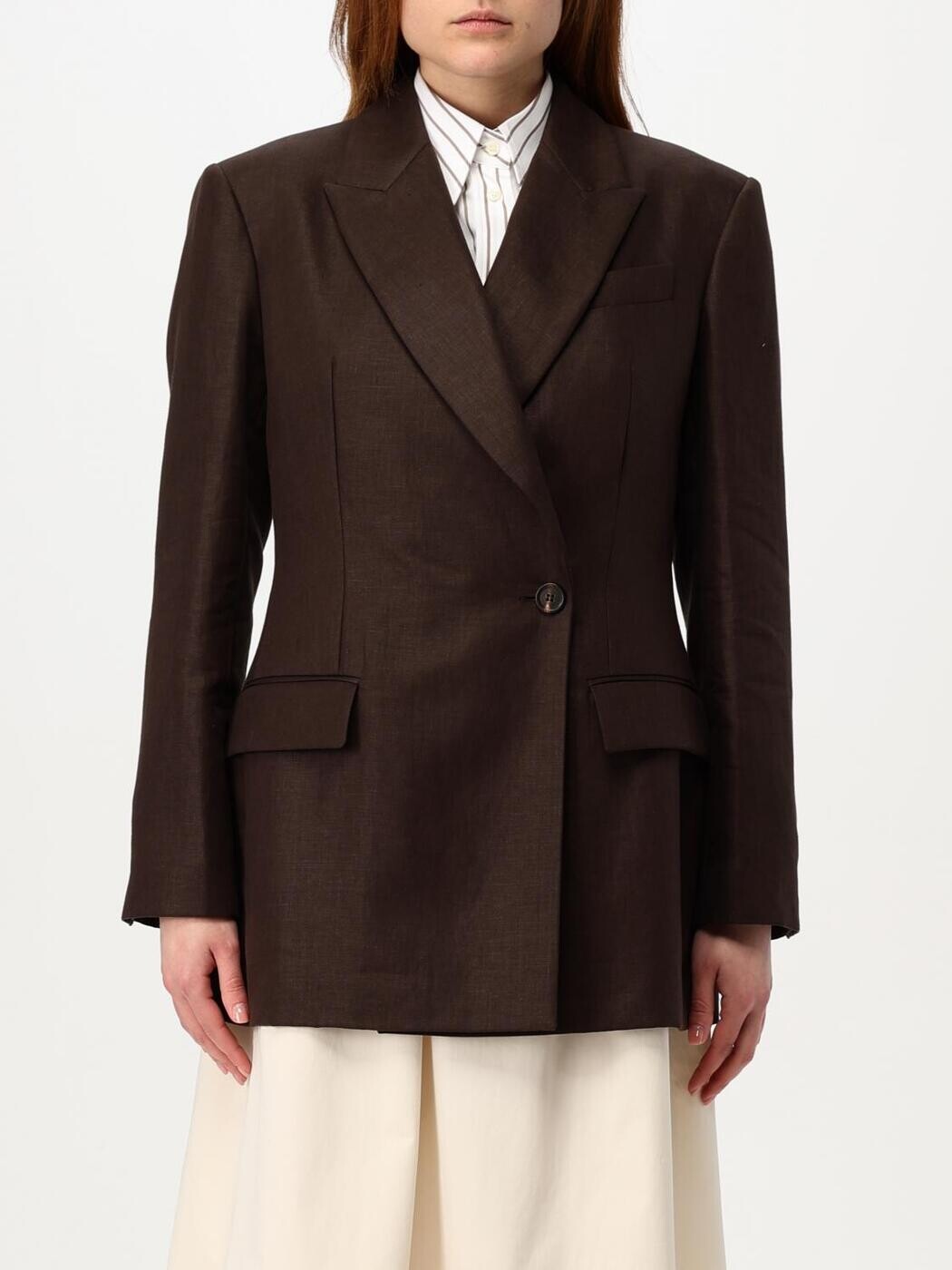 ブルネロクチネリ BRUNELLO CUCINELLI 背広上衣 背広 上衣 レディース 赤銅色 Suit Jackets ML1427261 関税 貨物輸送無料 2025AW gi