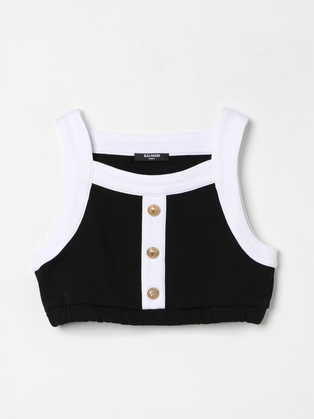 バルマン BALMAIN スポーツシャツ トップス ガールズ 黒いこと Polo shirts BW8B52Z0081 関税 貨物輸送無料 2025AW gi