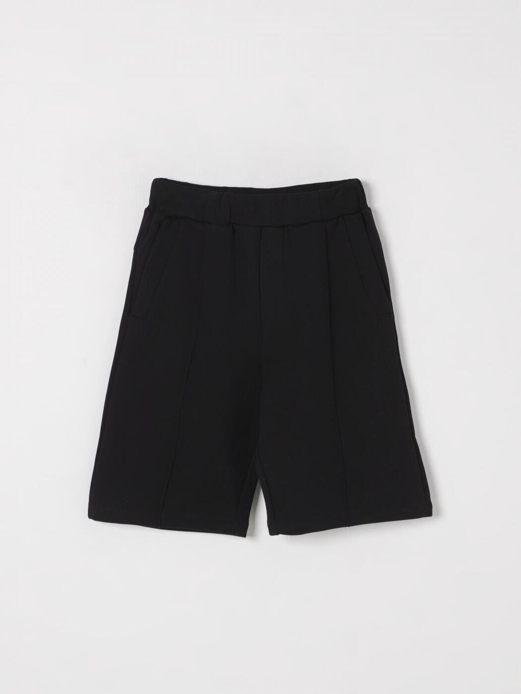 バルマン BALMAIN 遊撃手ズボン下 ズボン下 さる股引き ボーイズ 黒いこと Shorts BW6R09Z0081 関税 貨物輸送無料 2025AW gi