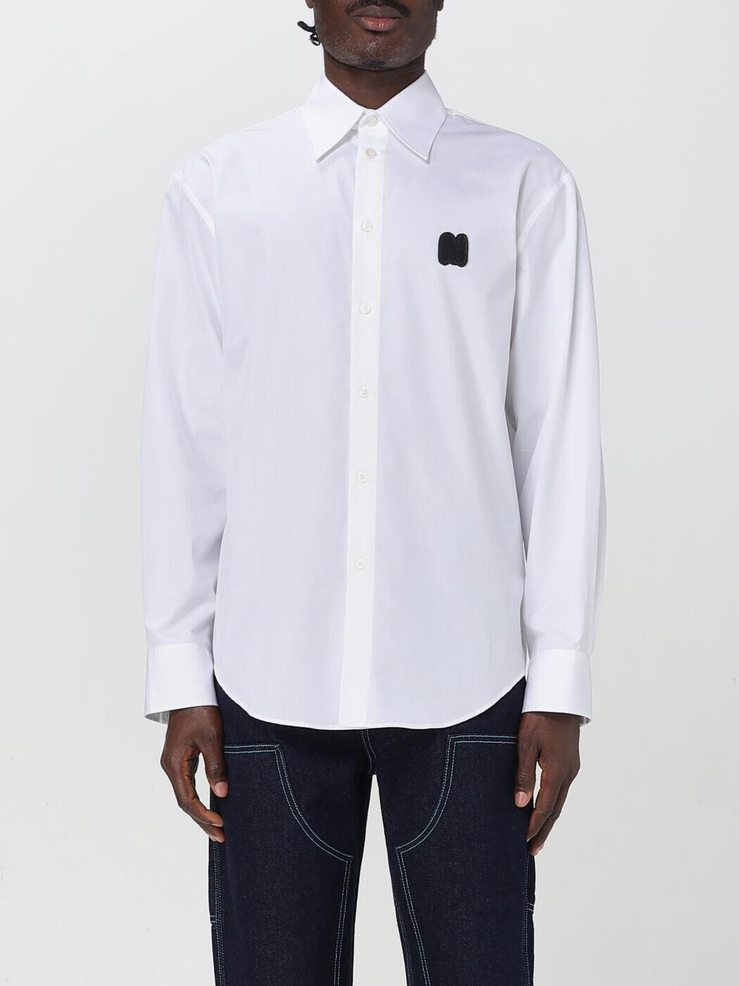 エムエスジーエム MSGM シャツ メンズ ホワイト Shirts 3840ME08257100 関税 送料無料 2025SS gi