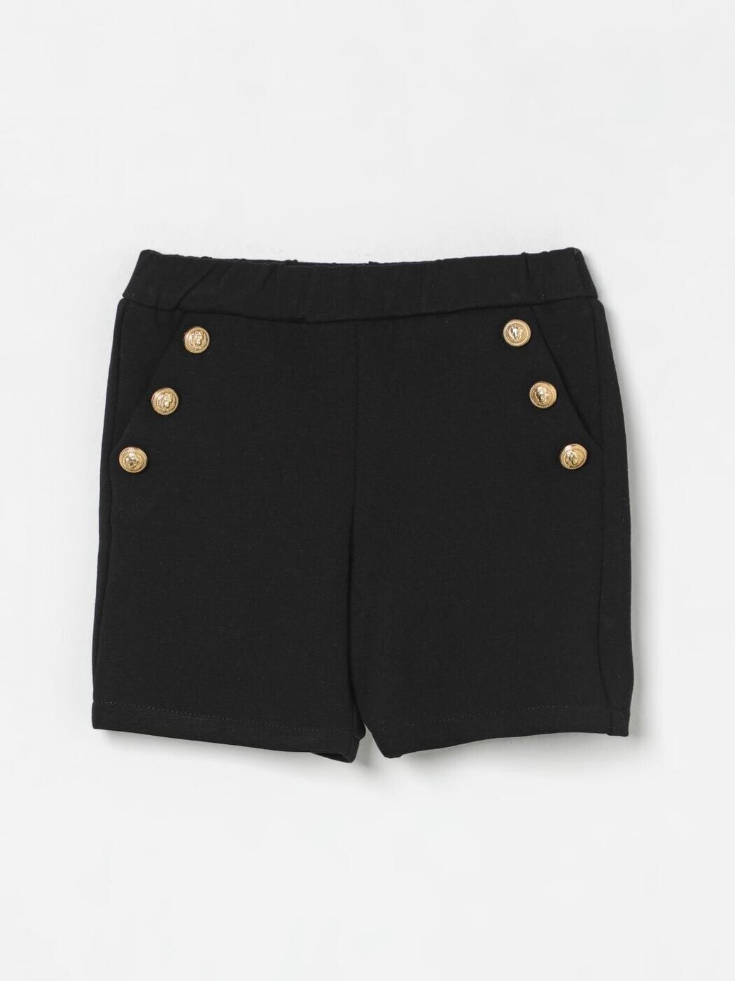 バルマン BALMAIN ズボン下 遊撃手ズボン下 ベビーユニセックス 黒いこと Shorts BW6549J0371 関税 貨物輸送無料 2025AW gi
