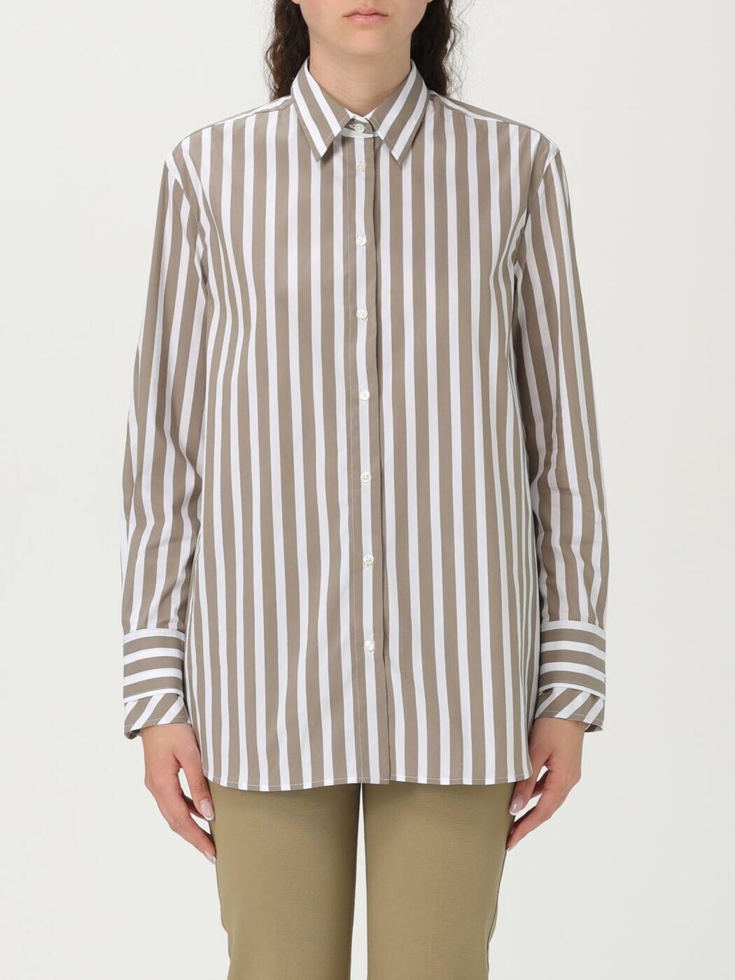 フェイ FAY シャツ レディース グリーン Shirts NCWA150568SXBH Green 関税 送料無料 2025SS gi｜BRANDSHOP「il Tesoro」