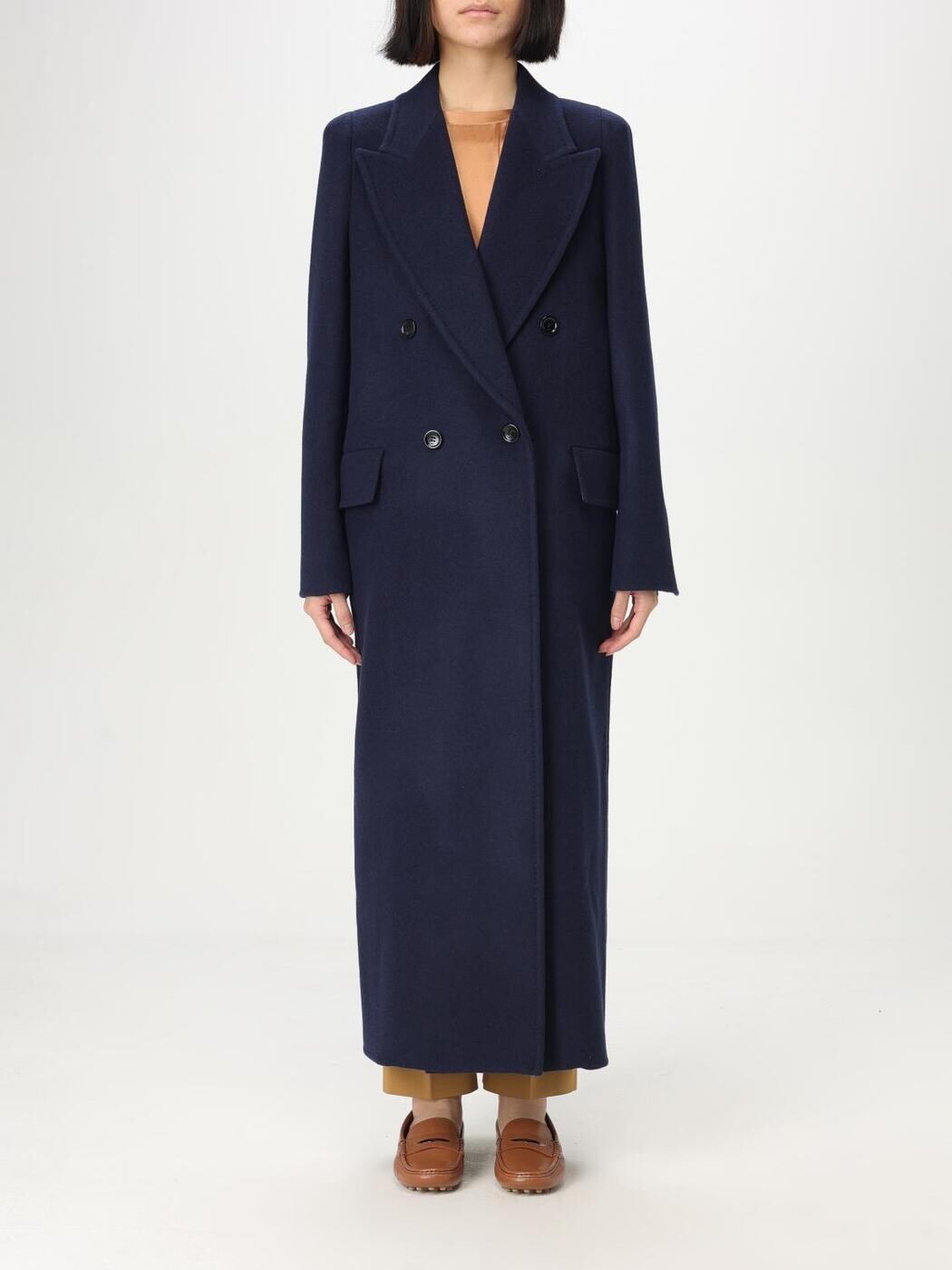 マックス パンパノウサギ MAX MARA トレンチコート 厚地の外套 レディース 青み Coats and trench coats 2511011153600 関税 貨物輸送無料 2025AW gi