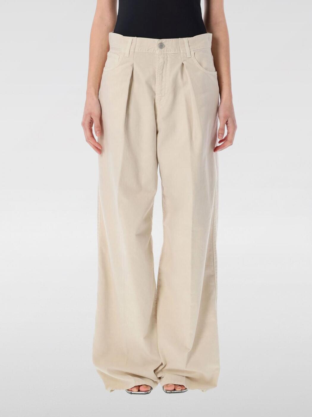 ハイクレ HAIKURE デニム レディース Jeans HEW03340GF146PX Sand 関税 送料無料 2025AW gi|BRANDSHOP「il Tesoro」