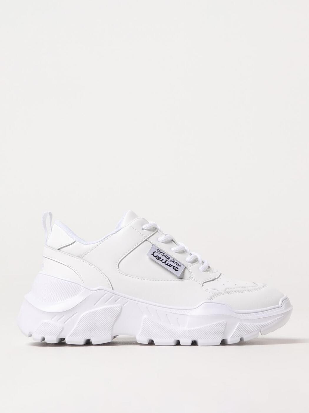 ヴェルサーチェ・ジーンズ・クチュール VERSACE JEANS COUTURE スニーカー レディース 白いこと Sneakers 78VA3SC2ZPB03 関税 貨物輸送無料 2025SS gi