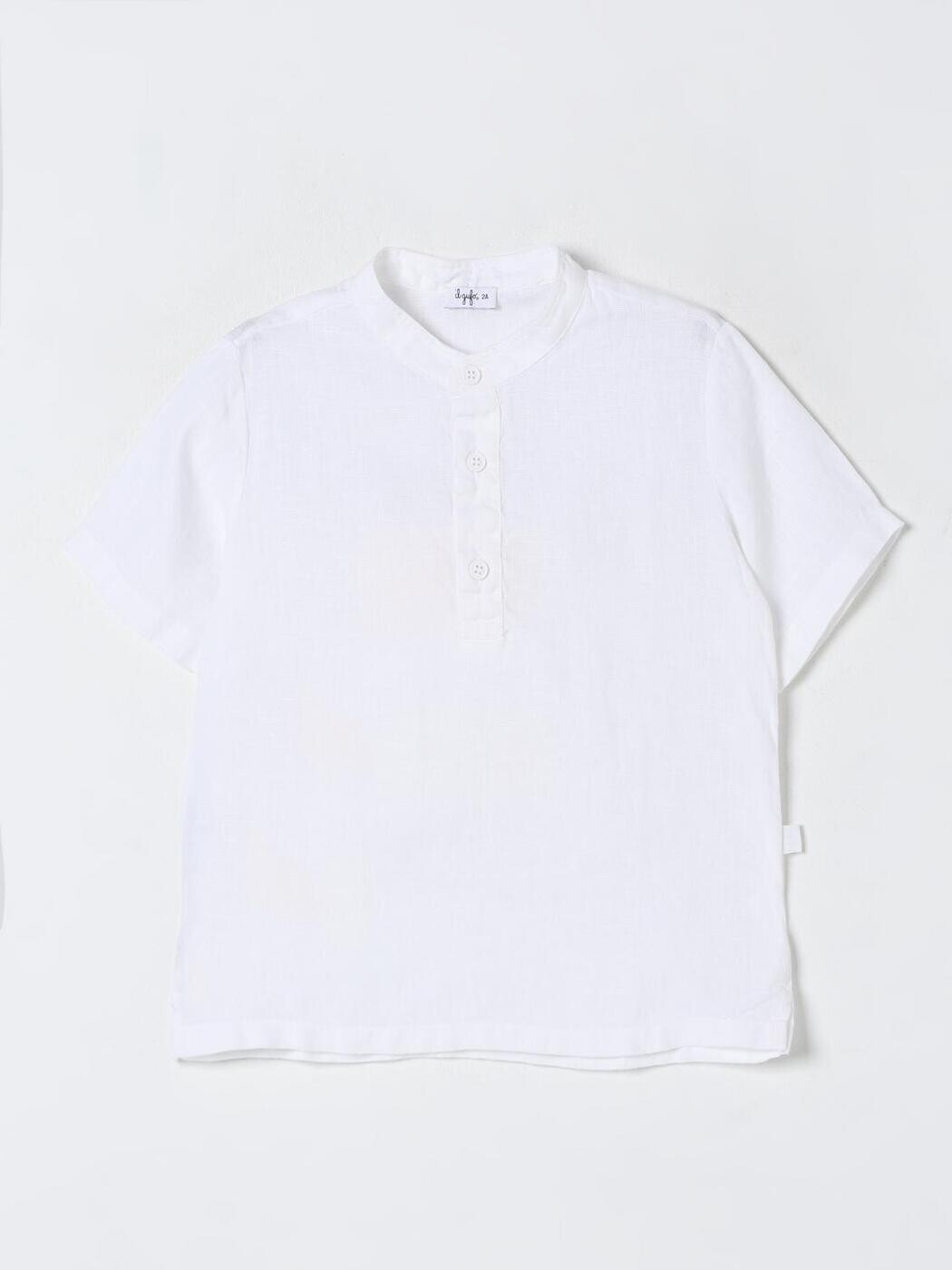 イルグッフォ IL GUFO プルオーバー ボーイズ 白いこと Casual shirts P25パソコン076L6006 関税 貨物輸送無料 2025SS gi