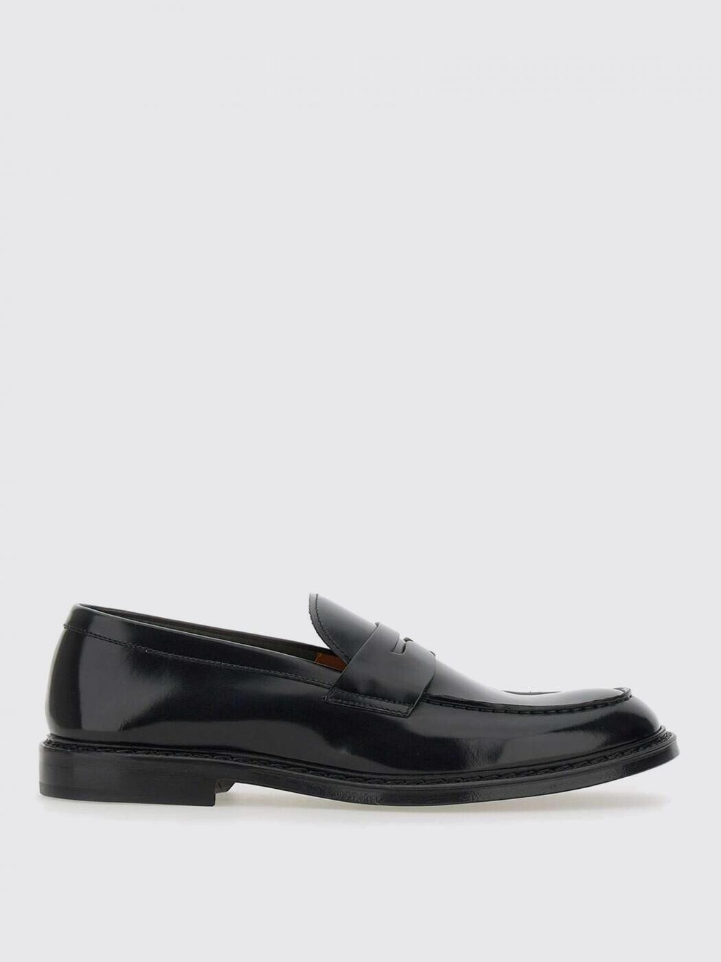 デュカルス DOUCAL\u0027S 置き目毛皮 メンズ 黒いこと Loafers DU2405PHOEUY007 関税 貨物輸送無料 2026SS gi
