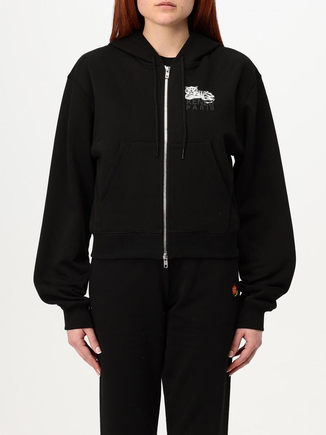 ケンゾー KENZO 調教師 レディース 黒いこと Sweatshirts FF52SW1924MF 関税 貨物輸送無料 2025AW gi