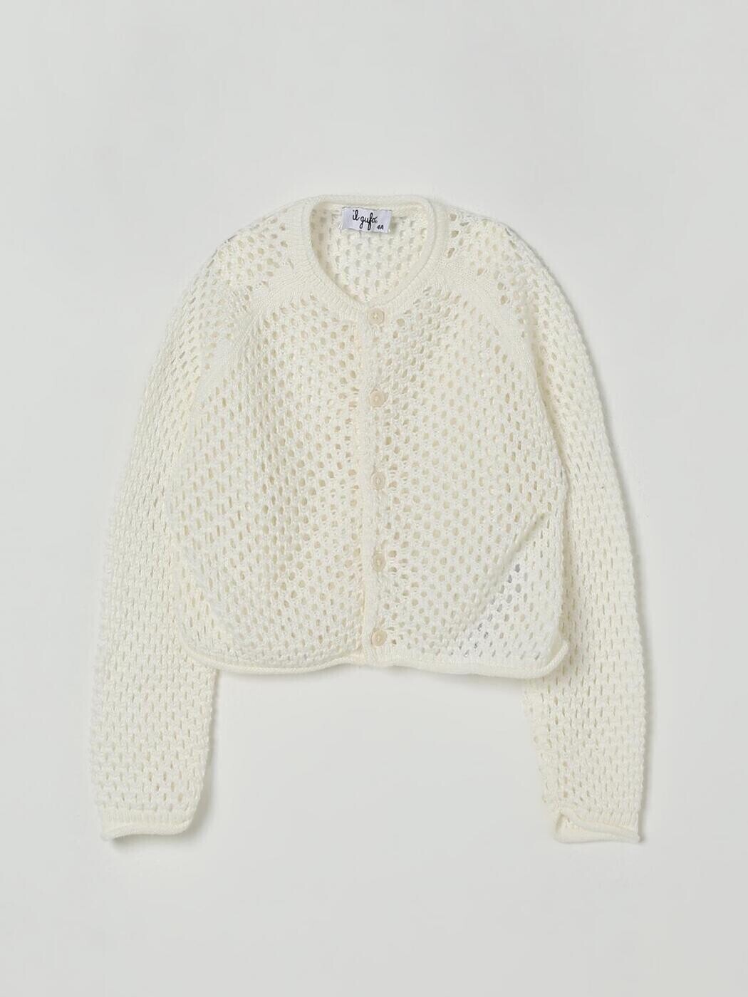 イルグッフォ IL GUFO クルーネックジャンパー ニットウェア ガールズ ホワイト Crew neck jumpers P25GF440EM109 White 関税 送料無料 2025AW gi|BRANDSHOP「il Tesoro」