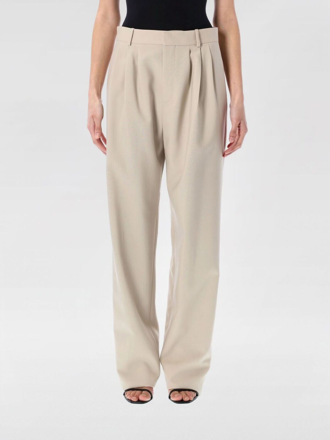イヴ サンローラン SAINT LAURENT PARIS ズボン パンツ レディース ベージュ Trousers 823734Y2L82 Beige 関税 送料無料 2025AW gi｜BRANDSHOP「il Tesoro」