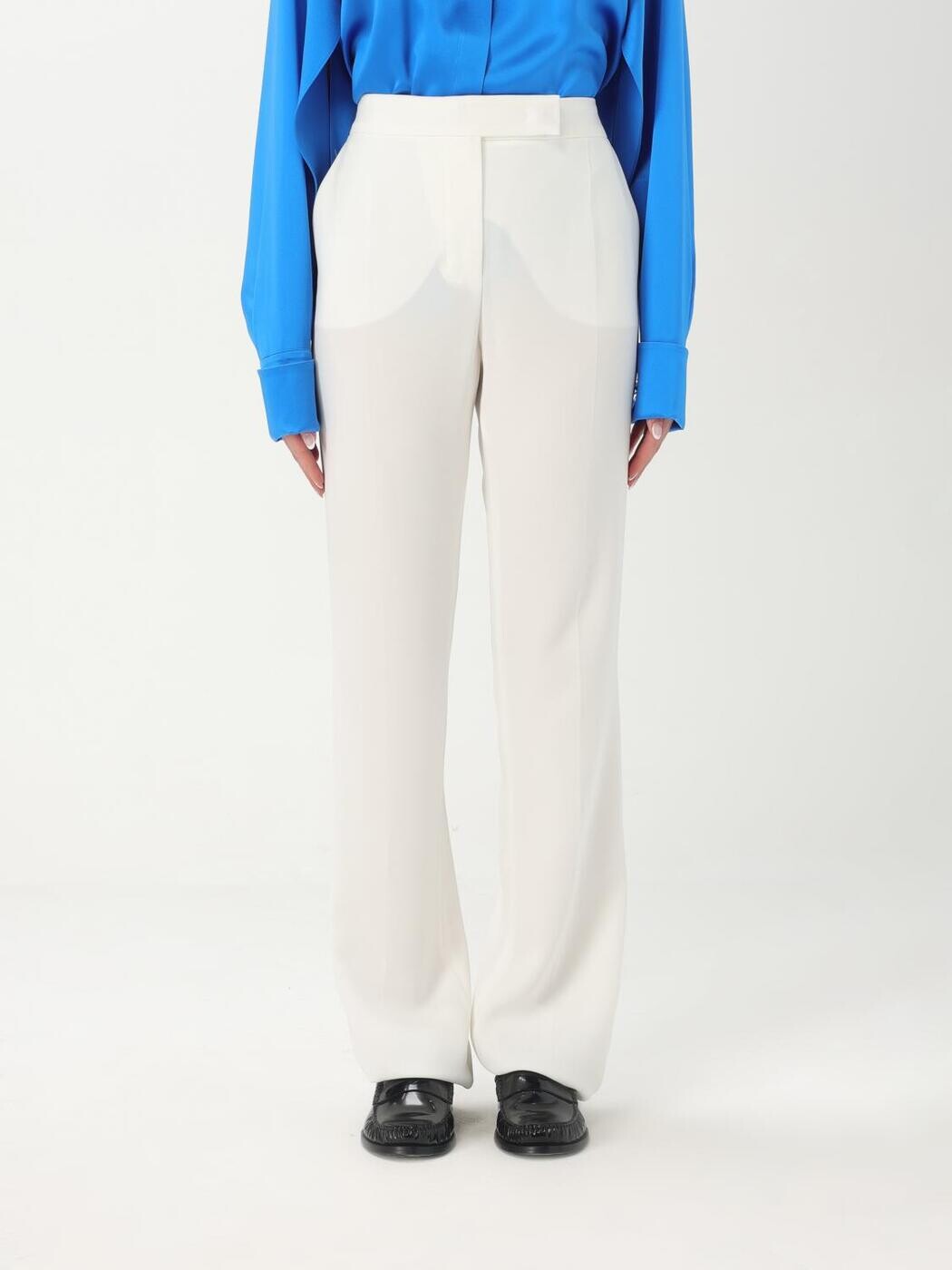 マックス マーラ MAX MARA ズボン パンツ レディース ホワイト Trousers 2511131024600 White 関税 送料無料 2025AW gi|BRANDSHOP「il Tesoro」