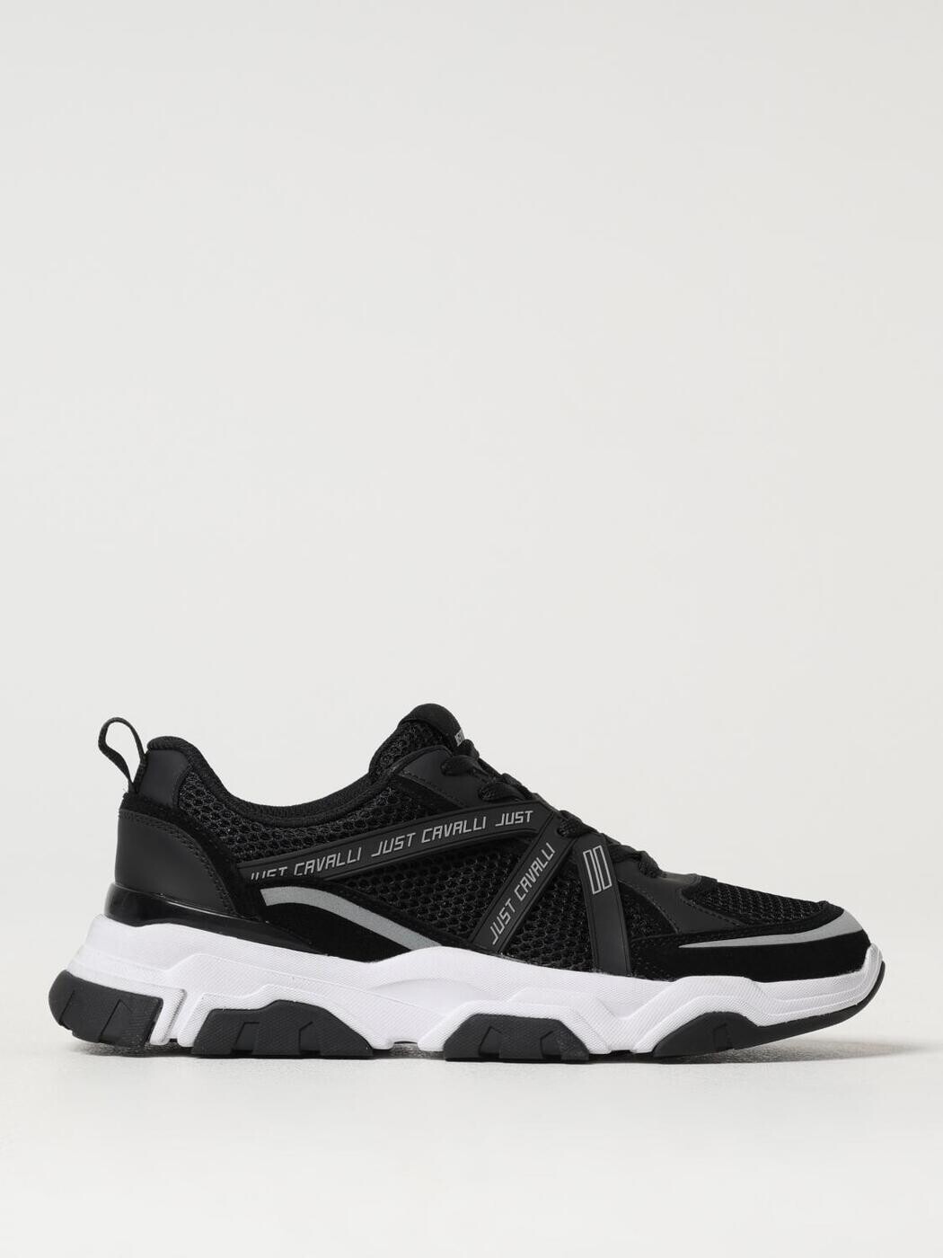 ジャスト カヴァリ JUST CAVALLI スニーカー レディース 黒いこと Sneakers 78QA3SH5ZSC48 関税 貨物輸送無料 2025SS gi