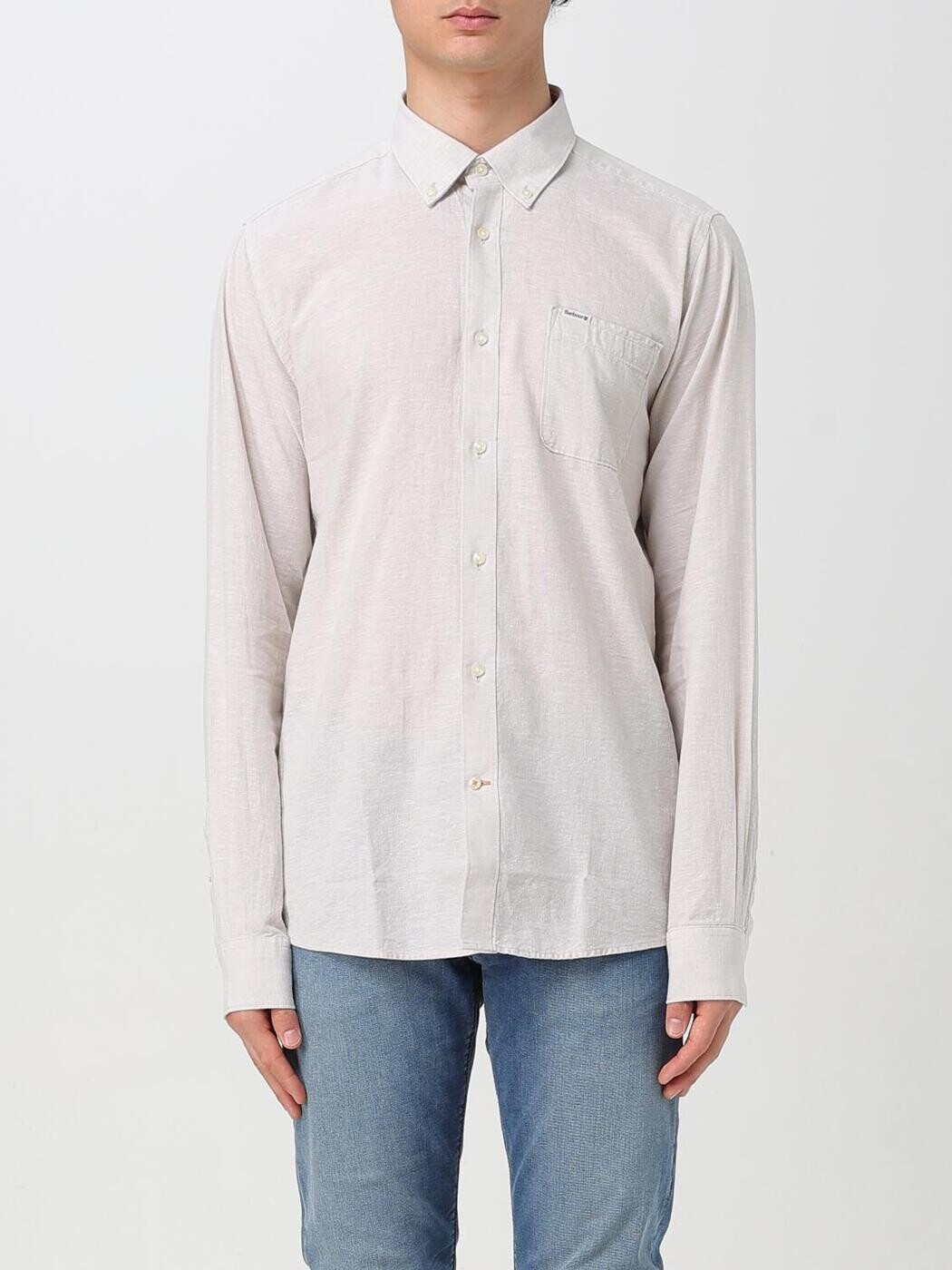 バブアー BARBOUR シャツ メンズ ベージュ Shirts MSH5090 関税 送料無料 2026SS gi