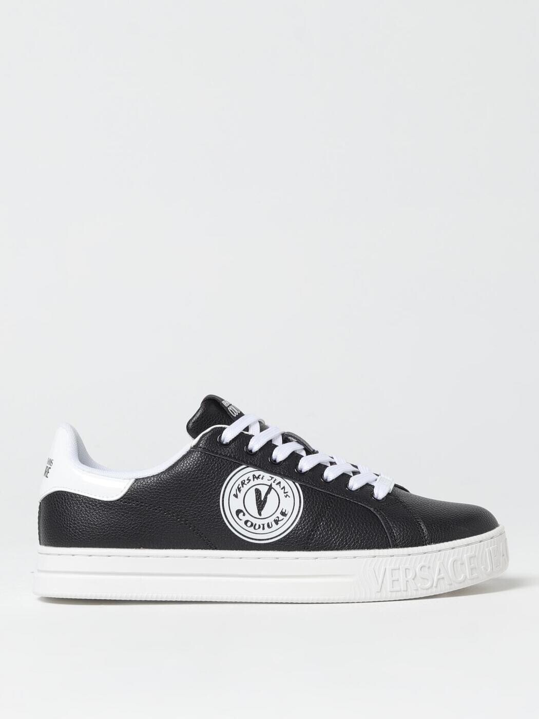 ヴェルサーチェ・ジーンズ・クチュール VERSACE JEANS COUTURE スニーカー レディース ブラック Sneakers 78YA3SK1ZPB01 Black 関税 送料無料 2025SS gi|BRANDSHOP「il Tesoro」