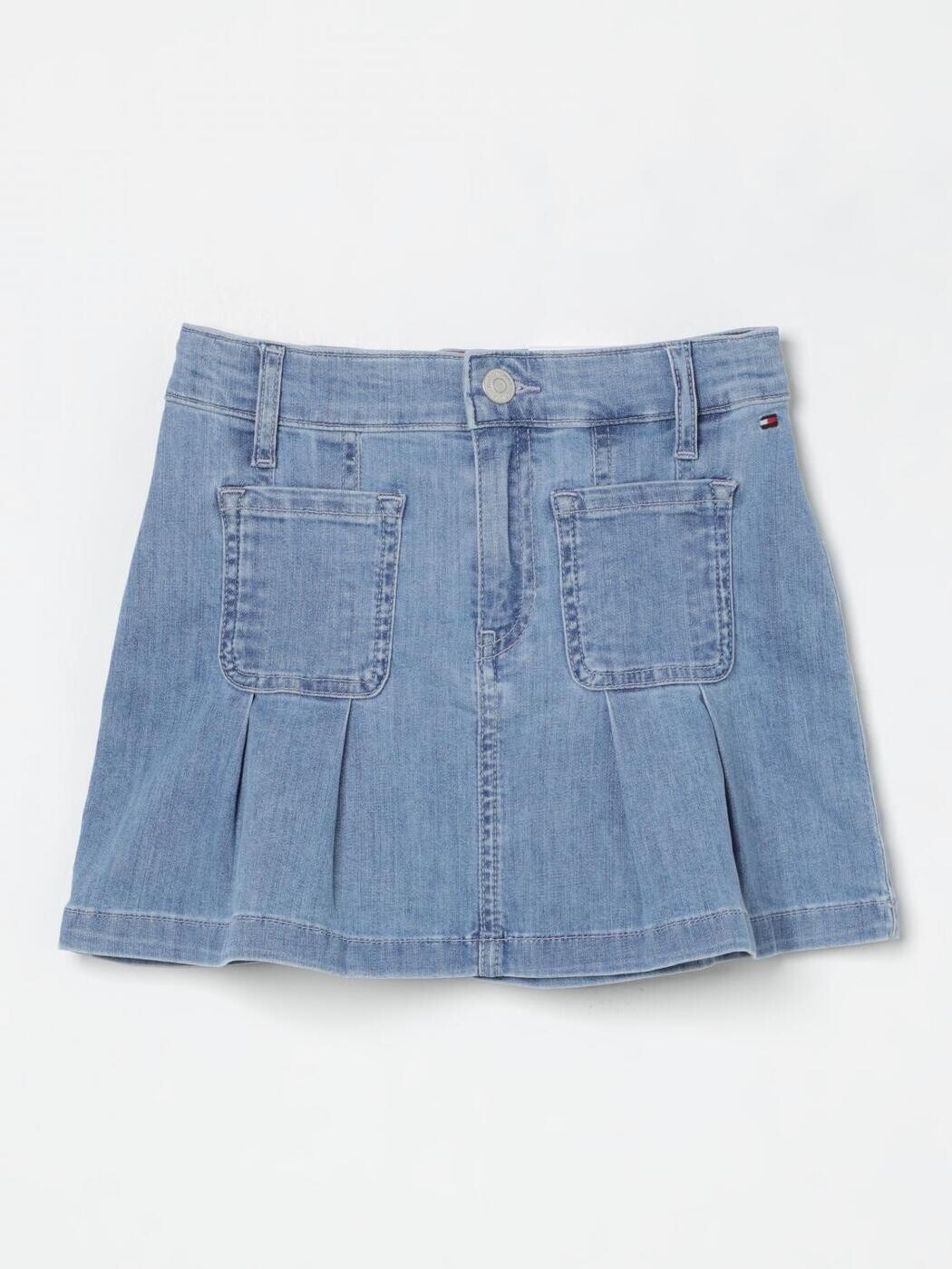トミー ヒルフィガー TOMMY HILFIGER ミニ御徒面子 スコート ガールズ 青碧 Mini-skirts KG0KG08430 関税 貨物輸送無料 2025SS gi