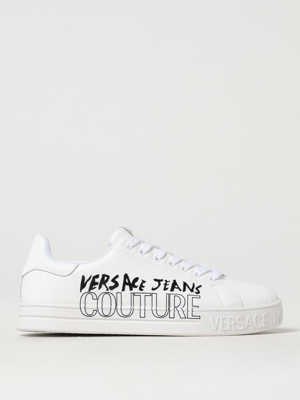 ヴェルサーチェ・ジーンズ・クチュール VERSACE JEANS COUTURE スニーカー レディース 白いこと Sneakers 78YA3SKCZPB03 関税 貨物輸送無料 2025SS gi