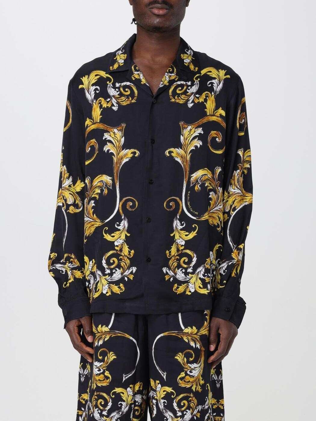 ヴェルサーチ ジーンズ クチュール VERSACE JEANS COUTURE シャツ メンズ ブラック Shirts 78GAL215NS623 Black 関税 送料無料 2025SS gi｜BRANDSHOP「il Tesoro」