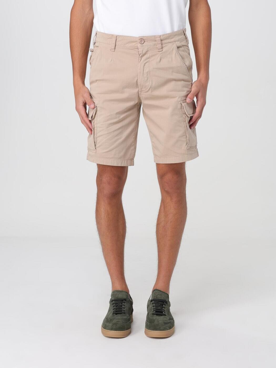 ブラウアー BLAUER さる股引き メンズ ベージュ Shorts 25SBLUP04322007129 関税 貨物輸送無料 2025SS gi ズボン・パンツ-メンズファッション