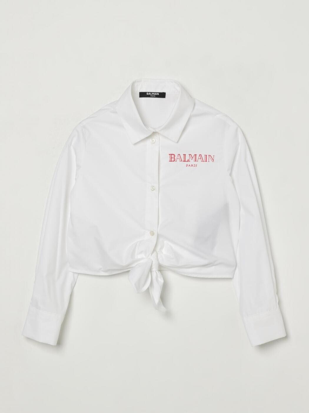 バルマン BALMAIN プルオーバー ボーイズ 白いこと Casual shirts BW5A10P0479 関税 貨物輸送無料 2025AW gi