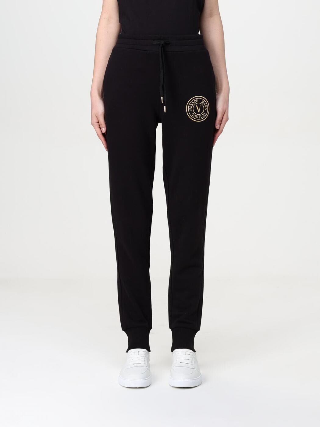 ヴェルサーチェ・ジーンズ・クチュール VERSACE JEANS COUTURE ズボン パンツ レディース ブラック Trousers 78HAAT00CF01T Black 関税 送料無料 2025SS gi｜BRANDSHOP「il Tesoro」