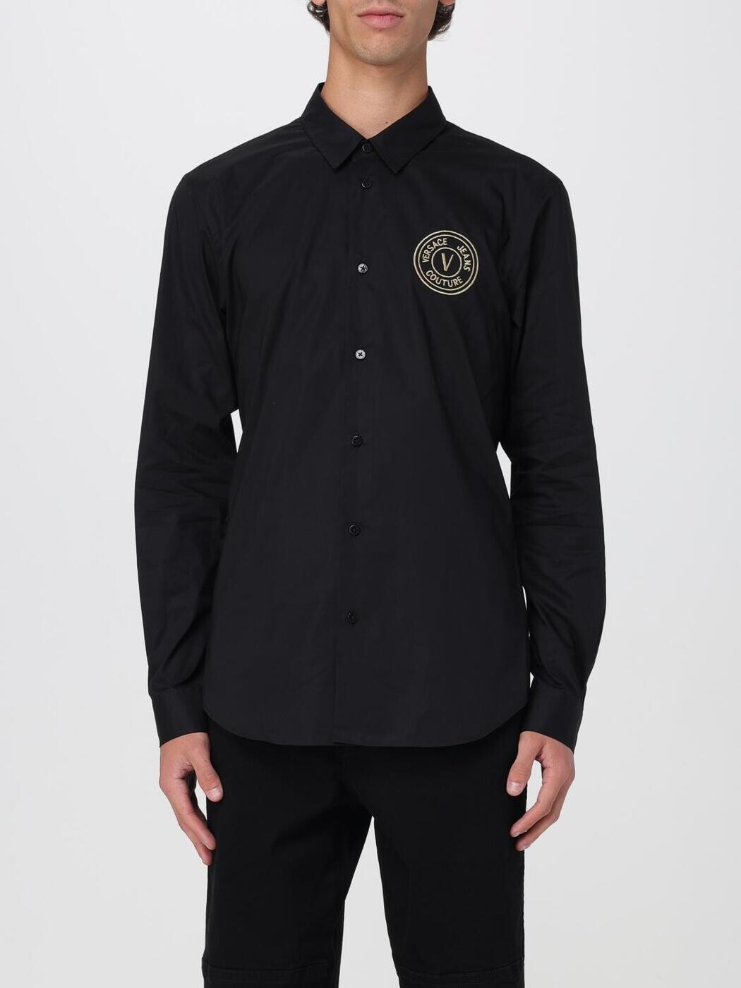ヴェルサーチ ジーンズ クチュール VERSACE JEANS COUTURE シャツ メンズ ブラック Shirts 78GALYS2CN002 Black 関税 送料無料 2025SS gi｜BRANDSHOP「il Tesoro」