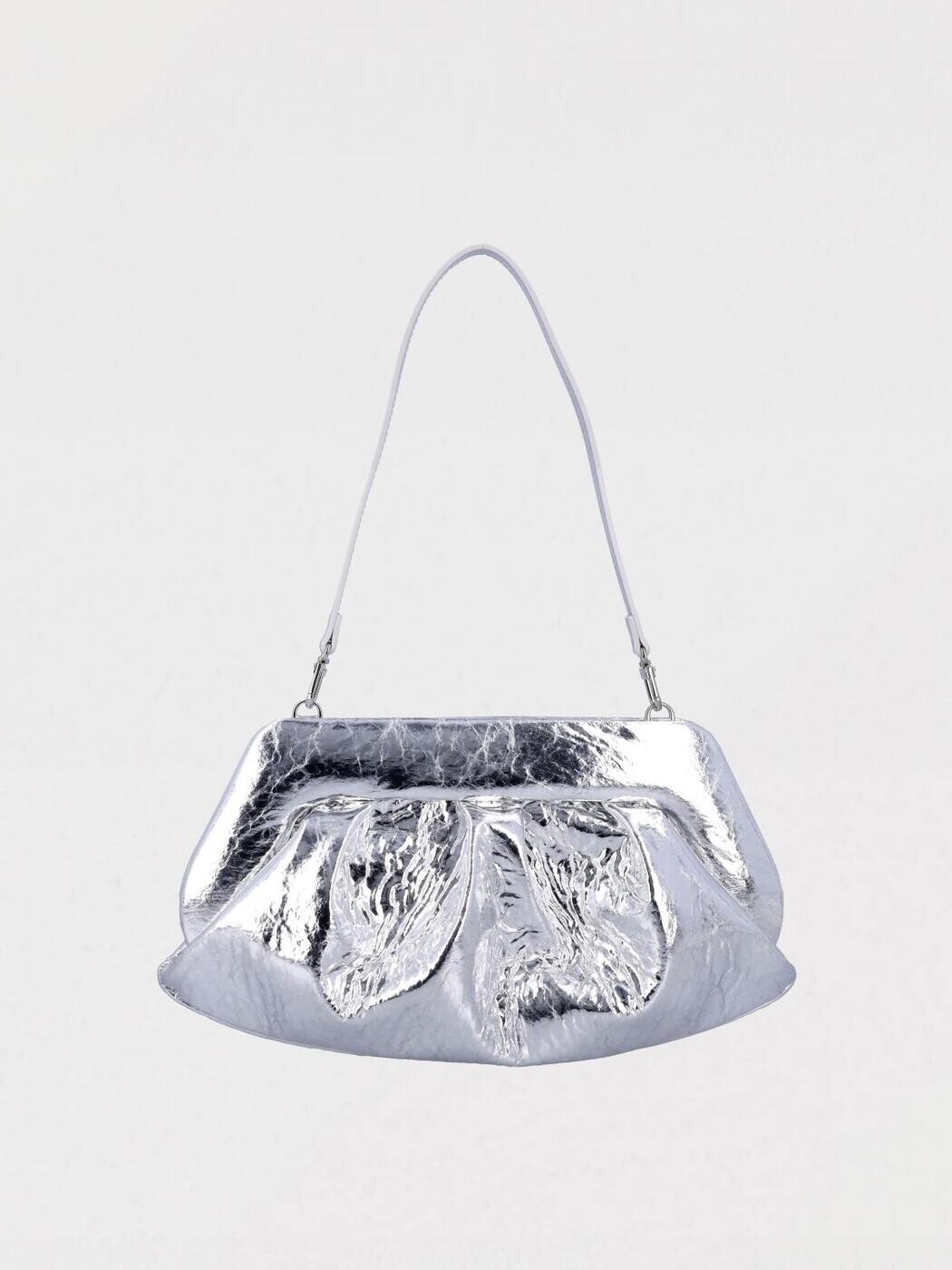セニア THEMOIRE クラッチペダル御徒面子 レディース しろがね色 Clutch and wristlets bags TMSR25EMRPI18 ~ 関税 貨物輸送無料 2025AW gi
