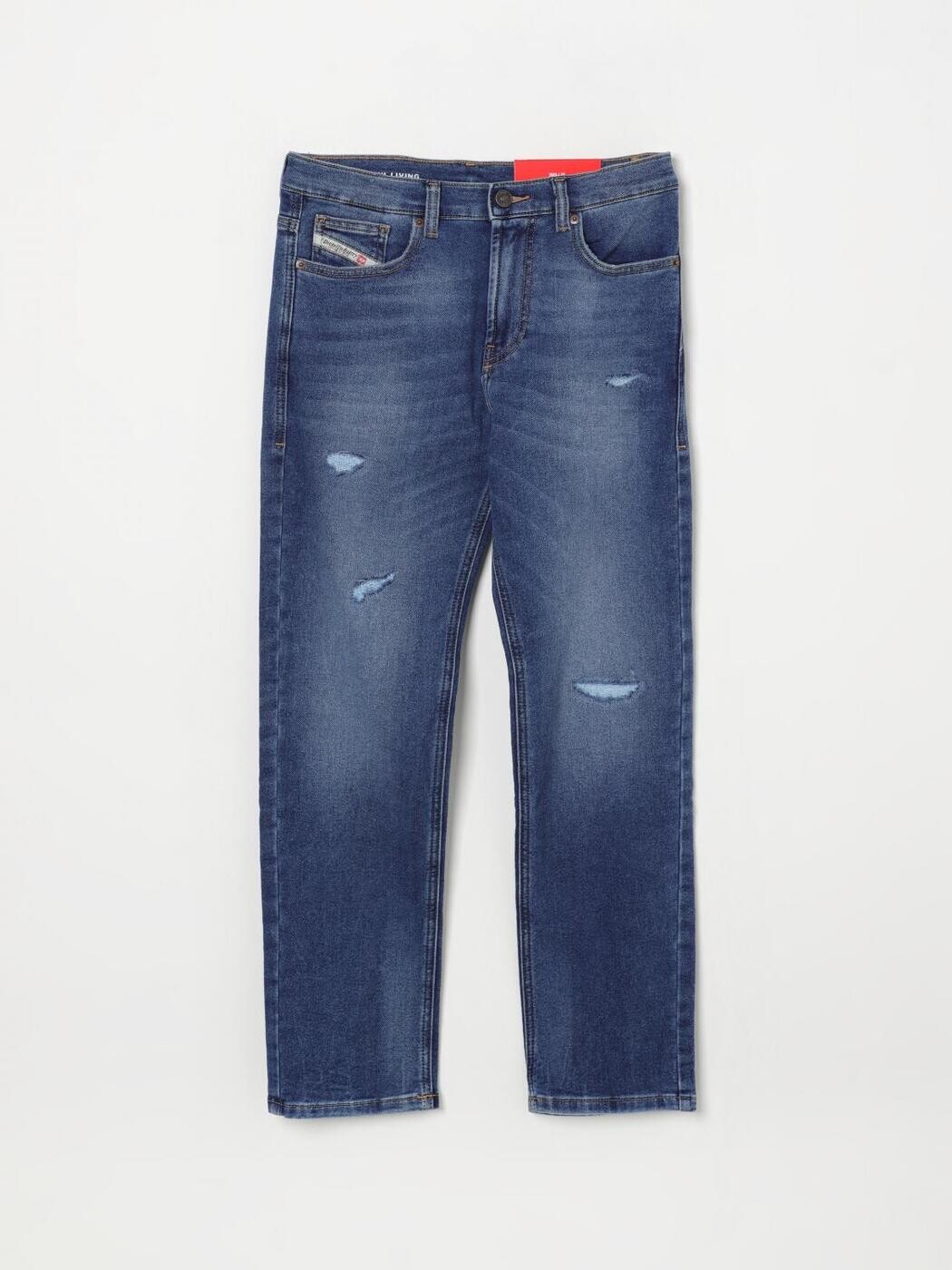 ディーゼル DIESEL レギュラーフィットジーンズ デニム ボーイズ ブルー Regular fit jeans J01934KXBN1 Denim 関税 送料無料 2025SS gi|BRANDSHOP「il Tesoro」