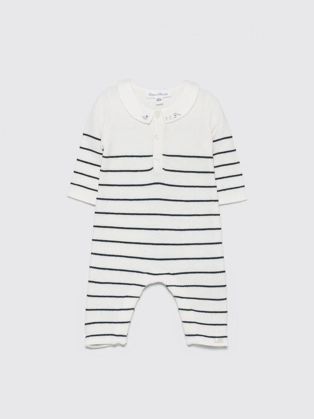 タルティーヌ・エ・ショコラ TARTINE ET CHOCOLAT セットアップ ボーイズ 白いこと Jumpsuits CA32030 関税 貨物輸送無料 2025AW gi