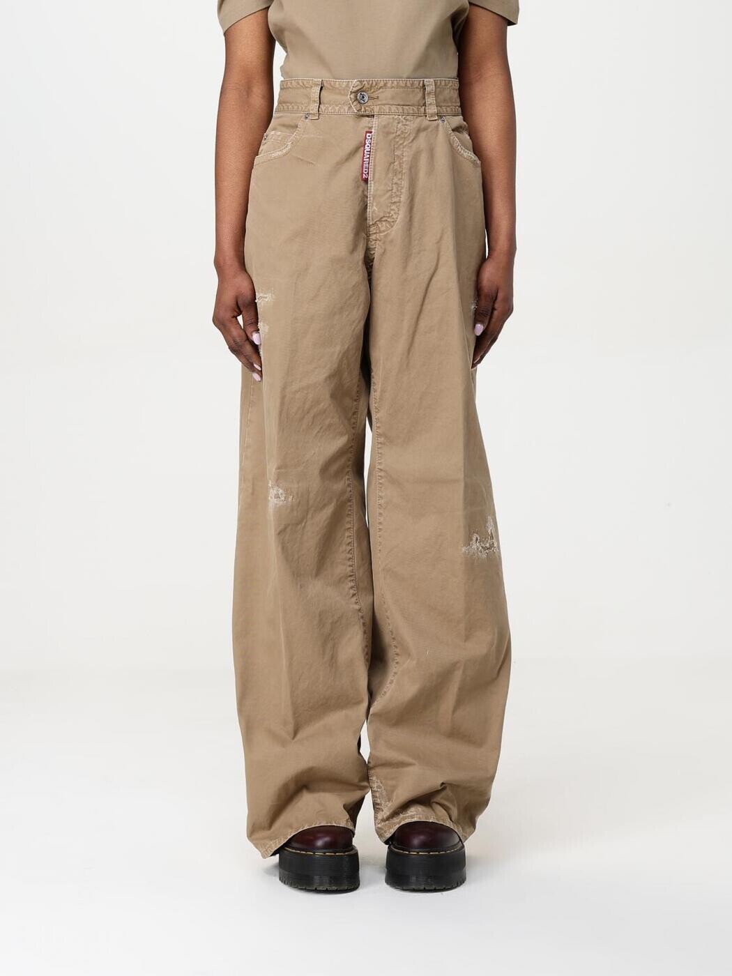 ディースクエアード DSQUARED2 デニム レディース ベージュ Jeans S75LB1039S78205 Beige 関税 送料無料 2025AW gi|BRANDSHOP「il Tesoro」