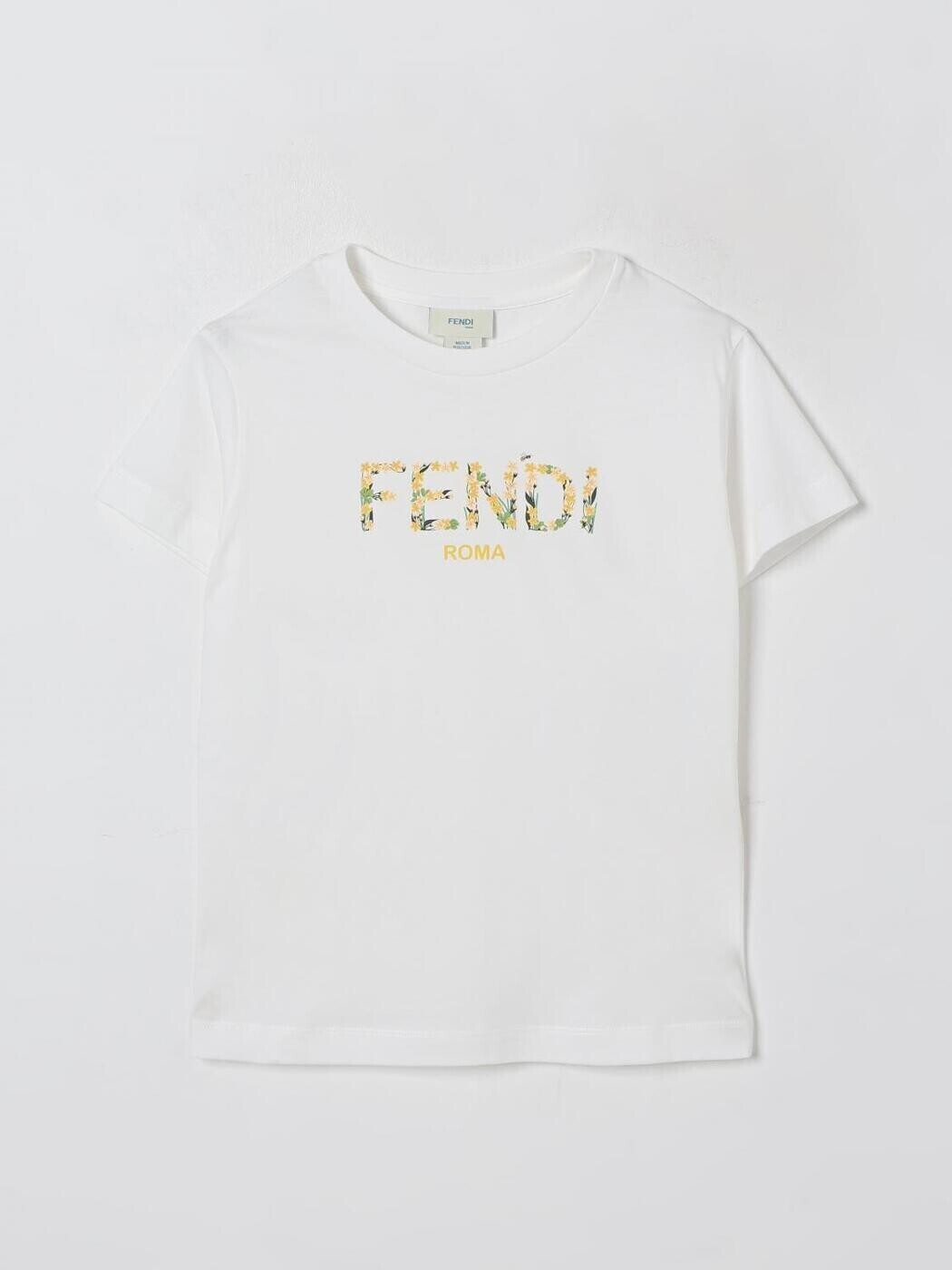 FENDI FENDI ロング衣袂ティーシャツ ティーシャツ ボーイズ Long sleeve t-shirts JFI3757AJ 関税 貨物輸送無料 2025AW gi
