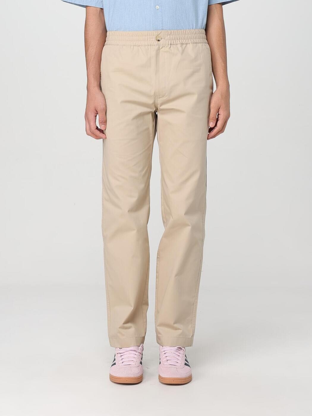 メゾン キツネ MAISON KITSUNE ズボン パンツ メンズ Trousers OM01117WW9031 Sand 関税 送料無料 2025AW gi|BRANDSHOP「il Tesoro」