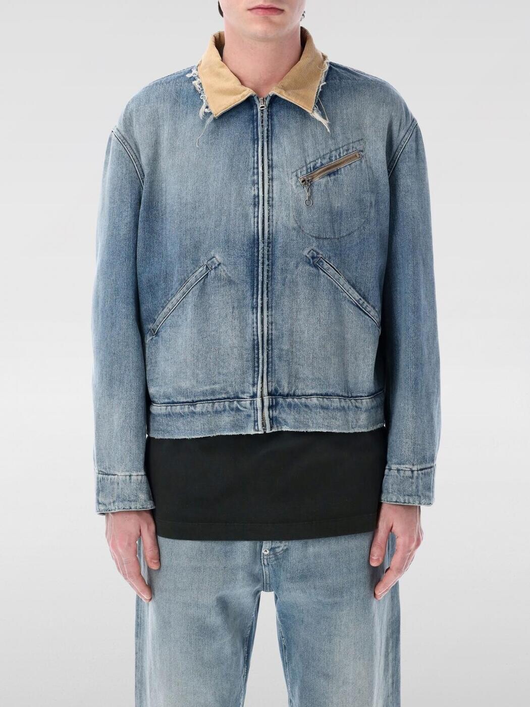 棲み家 マルジェラ MAISON MARGIELA 上衣 メンズ 青色 Jackets S50AM0636S30383 関税 貨物輸送無料 2025AW gi