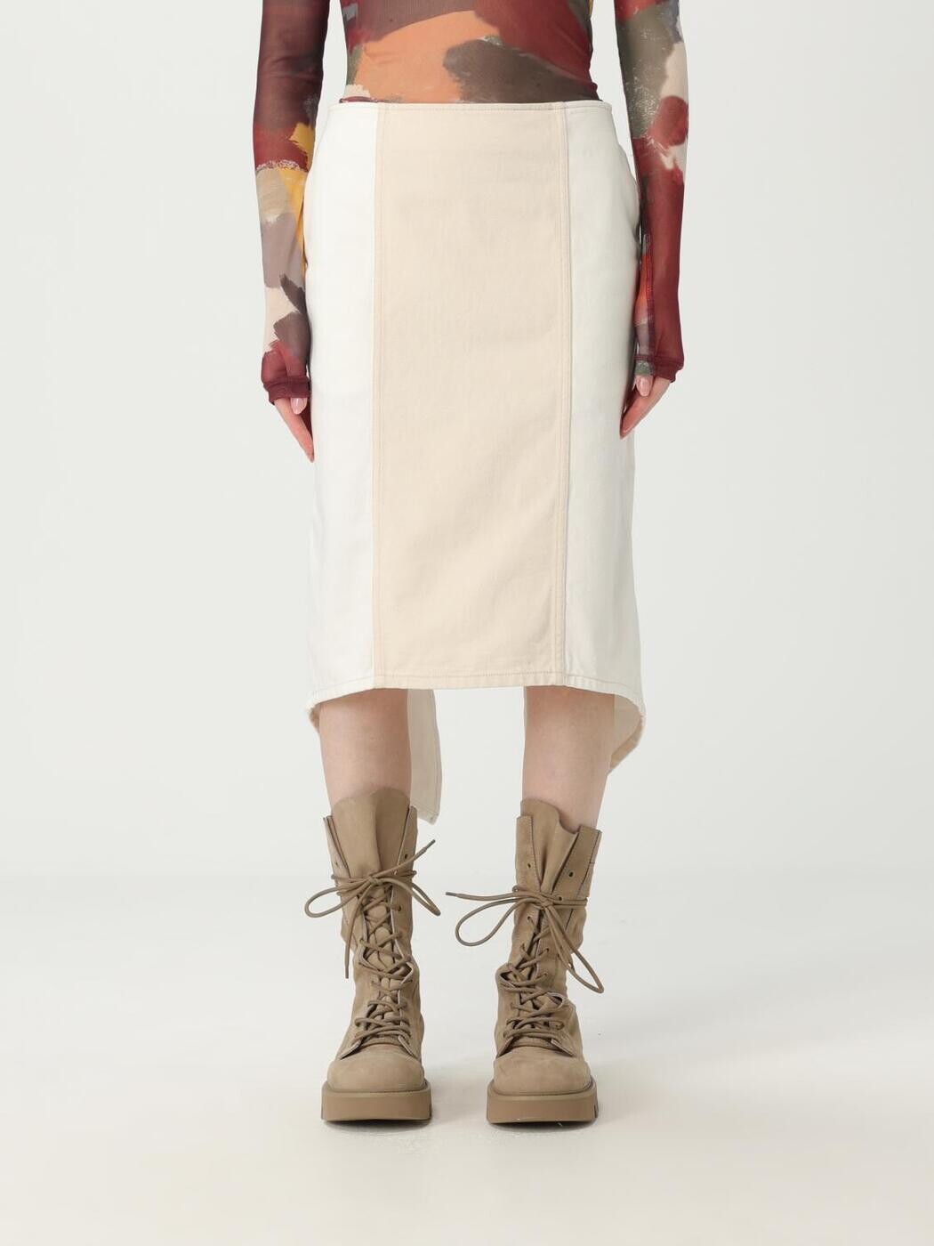 ジェイ ダブリュー アンダーソン J.W. ANDERSON スカート レディース ホワイト Skirts DK0027PG1772 White 関税 送料無料 2025AW gi｜BRANDSHOP「il Tesoro」
