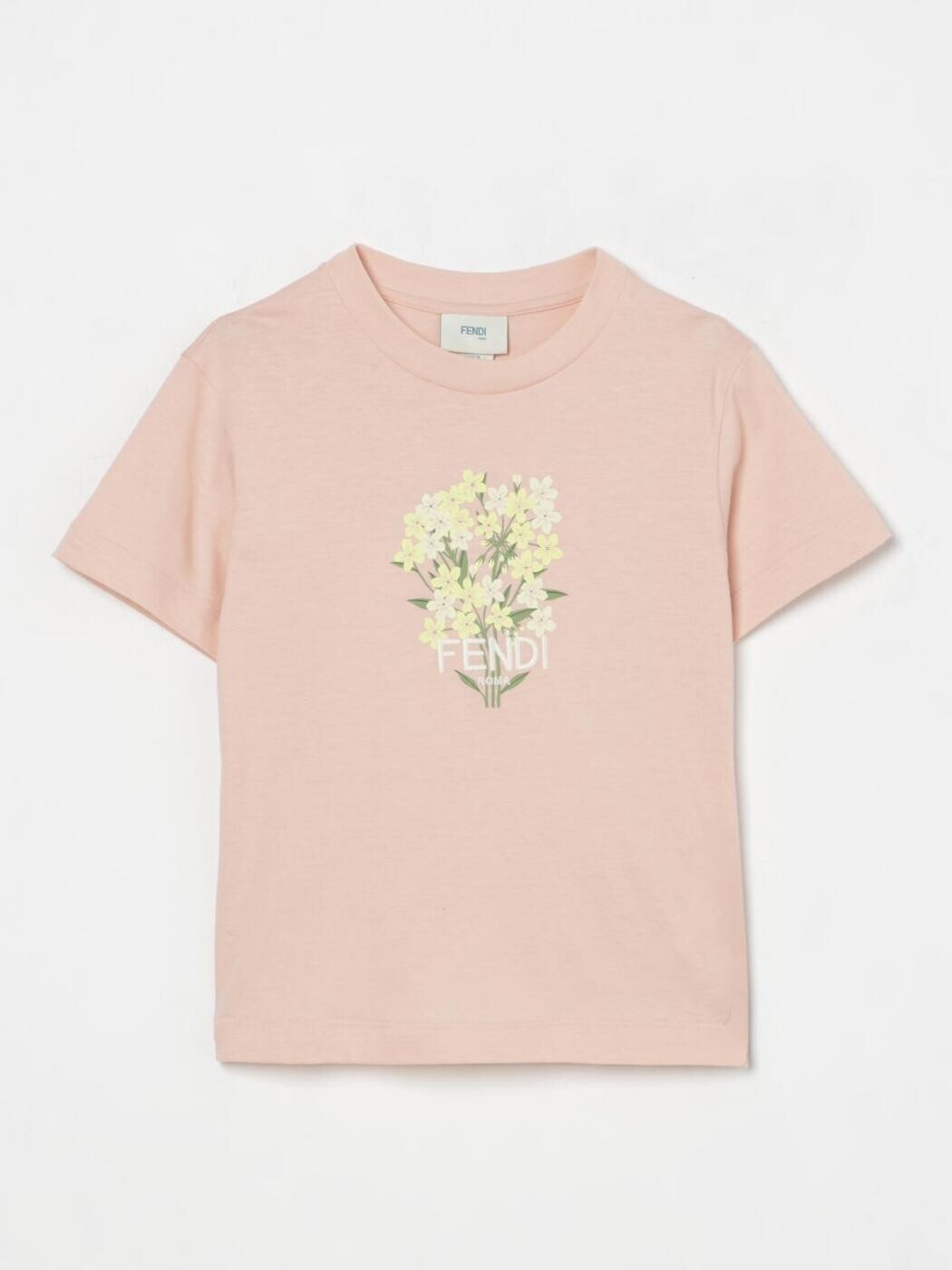 FENDI FENDI ロング衣袂ティーシャツ ティーシャツ ボーイズ Long sleeve t-shirts JFI3767AJ 関税 貨物輸送無料 2025AW gi