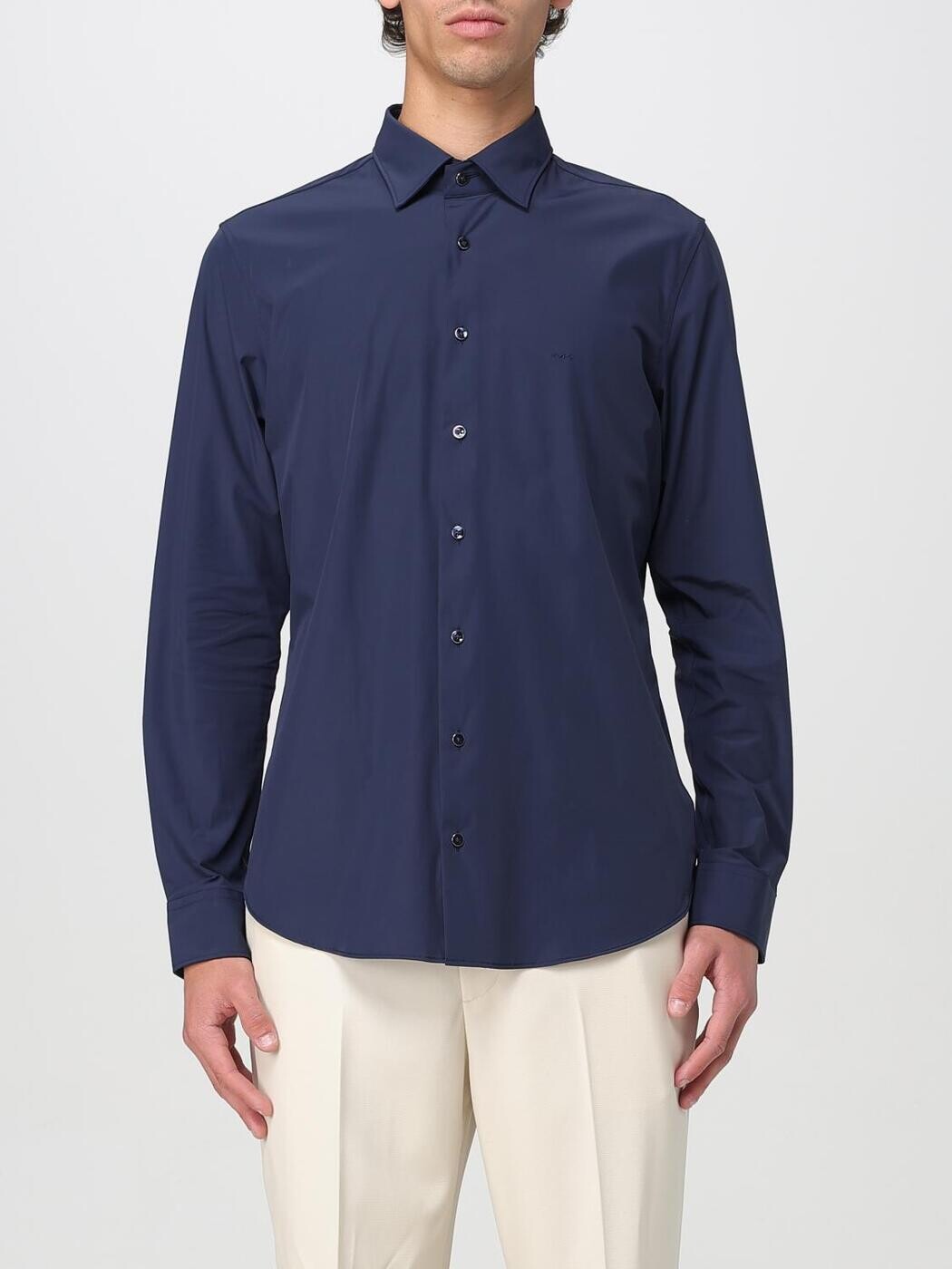マイケルコース MICHAEL KORS シャツ メンズ ブルー Shirts MD0MD91399 Blue 関税 送料無料 2025AW gi|BRANDSHOP「il Tesoro」
