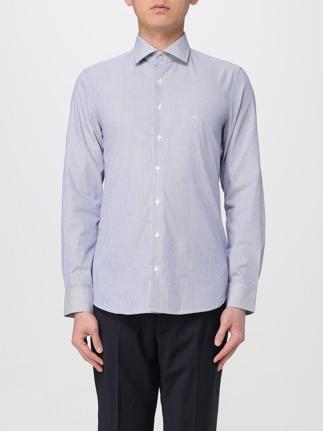 マイケルコース MICHAEL KORS シャツ メンズ ブルー Shirts MK0DS01293 Blue 関税 送料無料 2025AW gi｜BRANDSHOP「il Tesoro」 16,590円