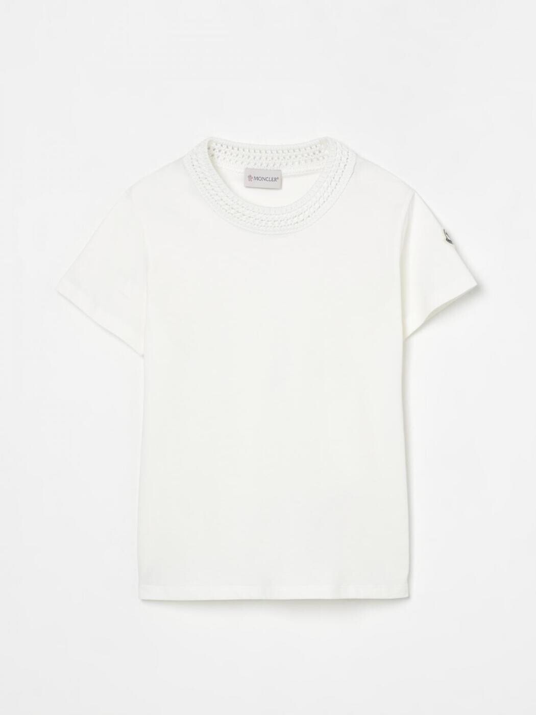 モンクレール MONCLER ロングスリーブTシャツ Tシャツ ボーイズ ホワイト Long sleeve t-shirts 8C0004183907 White 関税 送料無料 2025AW gi｜BRANDSHOP「il Tesoro」