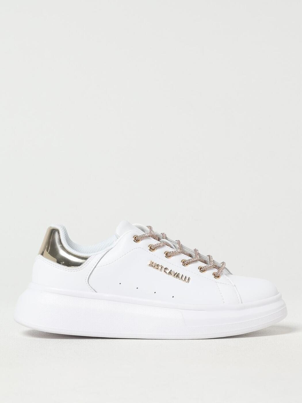 ジャスト カヴァリ JUST CAVALLI スニーカー レディース 白いこと Sneakers 78RA3SB1ZPA86 関税 貨物輸送無料 2025SS gi
