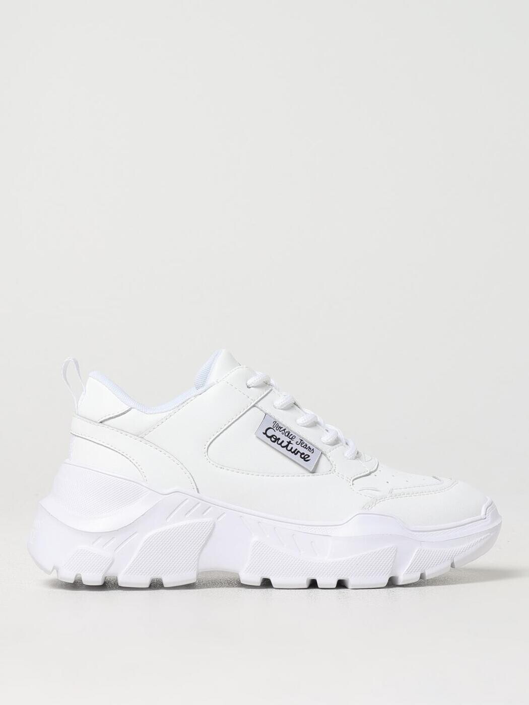 ヴェルサーチェ・ジーンズ・クチュール VERSACE JEANS COUTURE スニーカー レディース 白いこと Sneakers 78VA3SC2ZPB04 関税 貨物輸送無料 2025SS gi