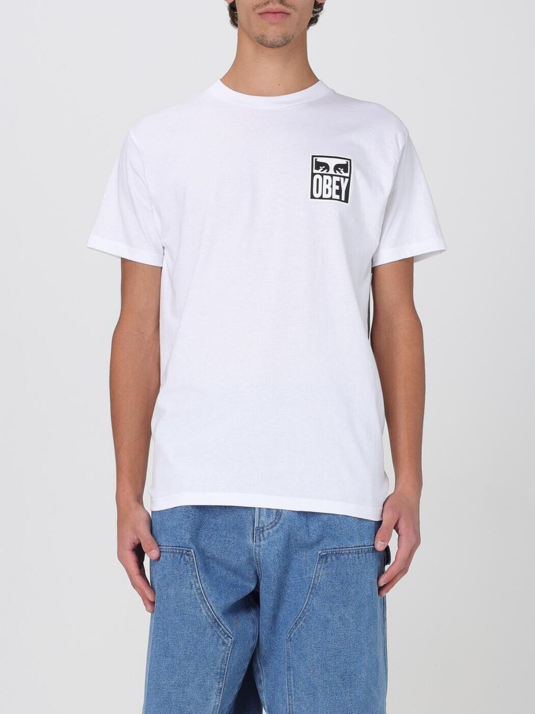 オベイ OBEY ティーシャツ メンズ 白いこと T-shirts 165262142 関税 貨物輸送無料 2025SS gi