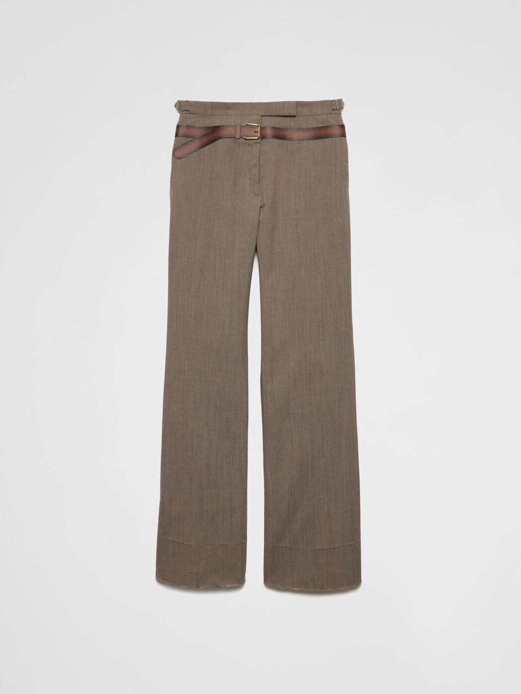 プラダ PRADA ズボン パンツ レディース Trousers P242JSOOO16NO Mud 関税 送料無料 2025SS gi｜BRANDSHOP「il Tesoro」
