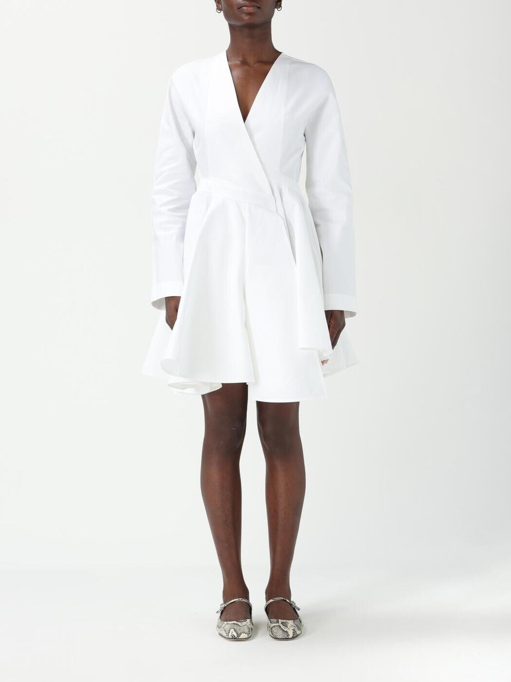 アライア ALAIA 衣裳 御召しもの レディース 白いこと Dresses AA9R2618T447A 関税 貨物輸送無料 2026SS gi