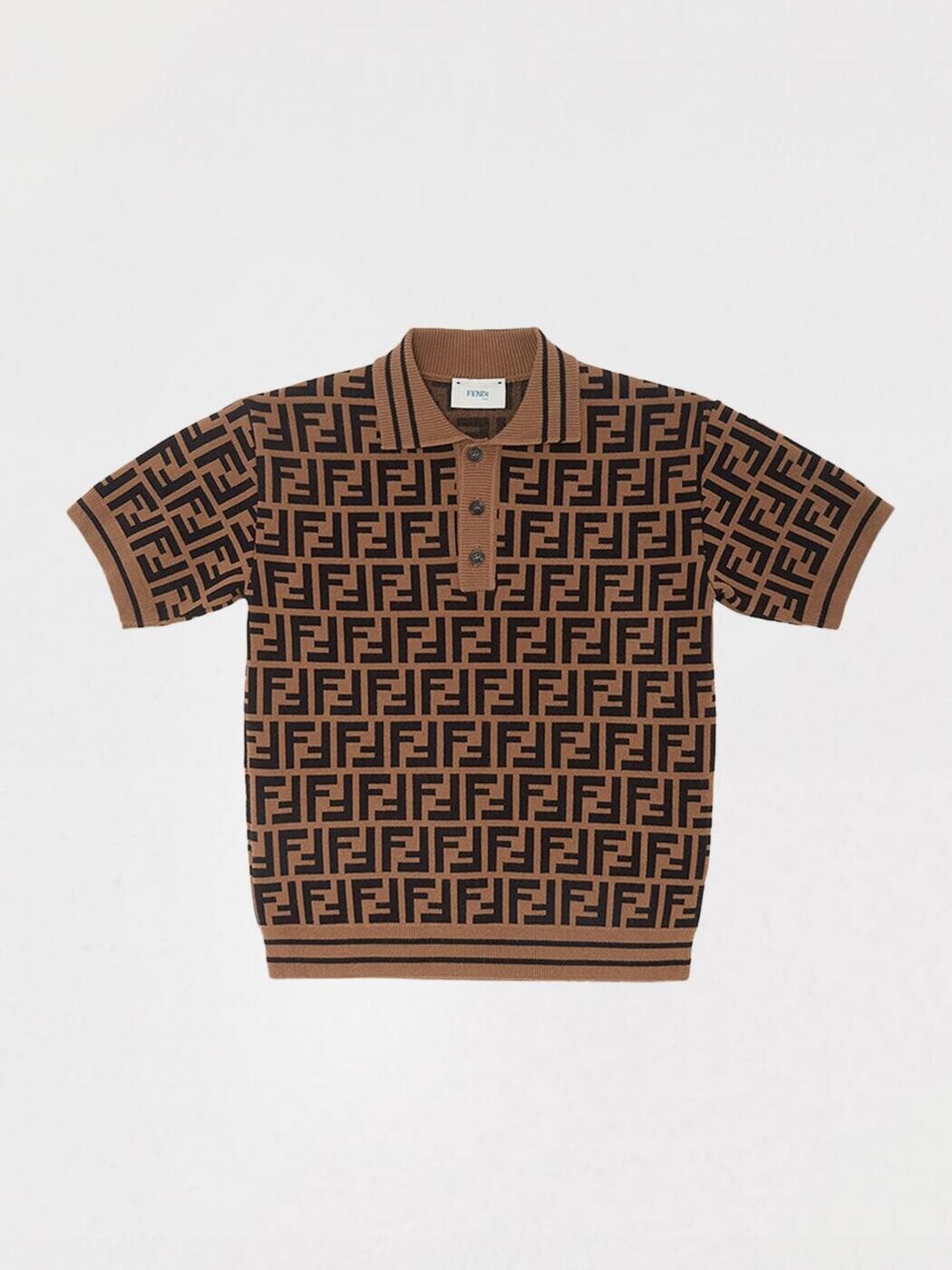 FENDI FENDI スポーツシャツ トップス ボーイズ 赤銅色 Polo shirts JMG094AEYD 関税 貨物輸送無料 2025AW gi