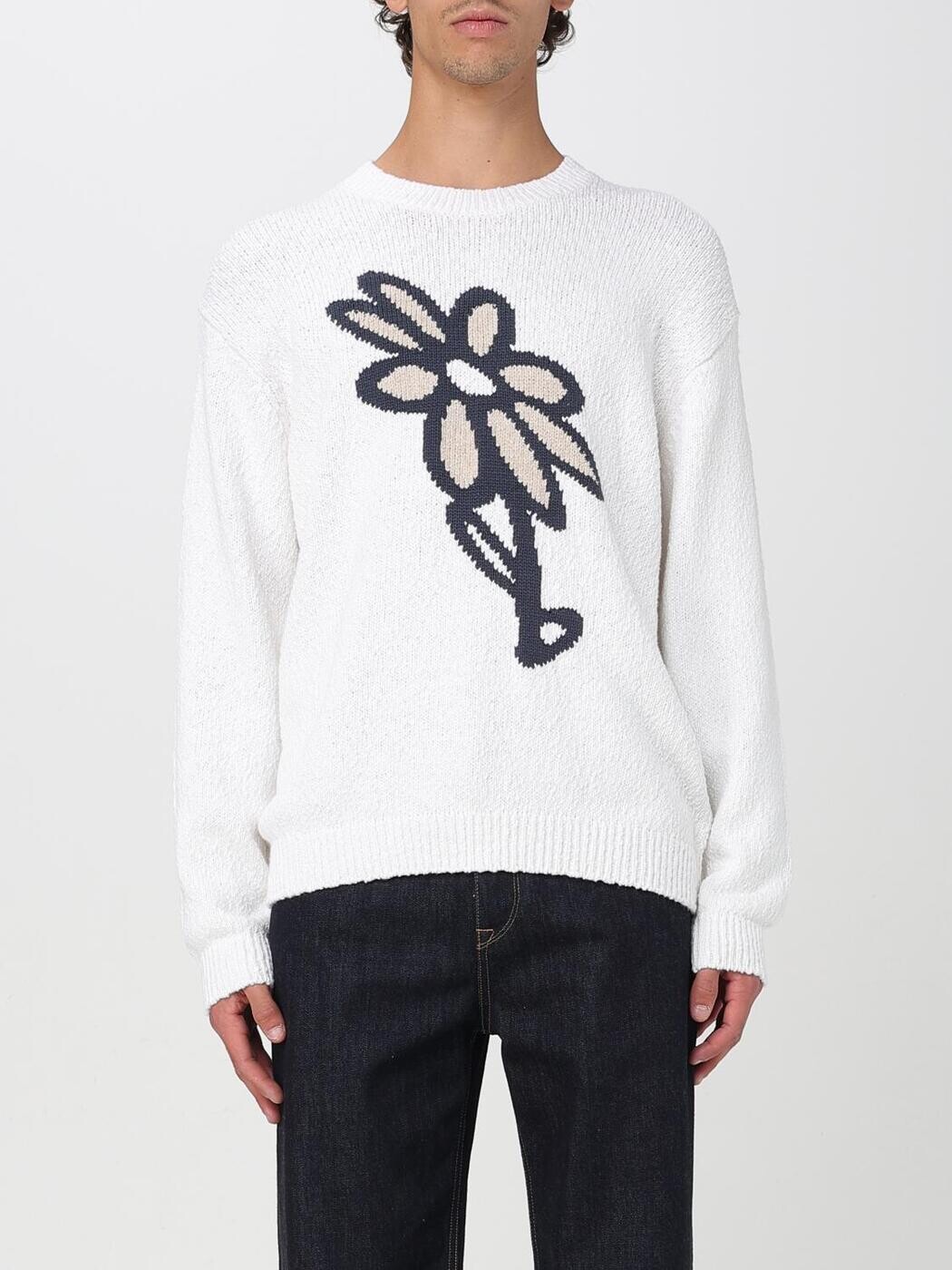 メゾン キツネ MAISON KITSUNE セーター ニットウェア メンズ ホワイト Knitwear OM00811KT1138 White 関税 送料無料 2025AW gi｜BRANDSHOP「il Tesoro」 40,625円