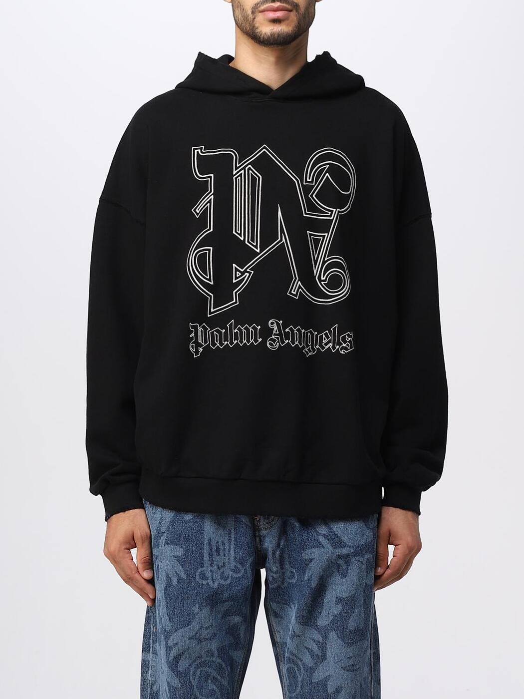 パーム エンジェルス PALM ANGELS トレイナー 調教師 メンズ 黒いこと Sweatshirts PMBB126E23FLE001 関税 貨物輸送無料 2025AW gi