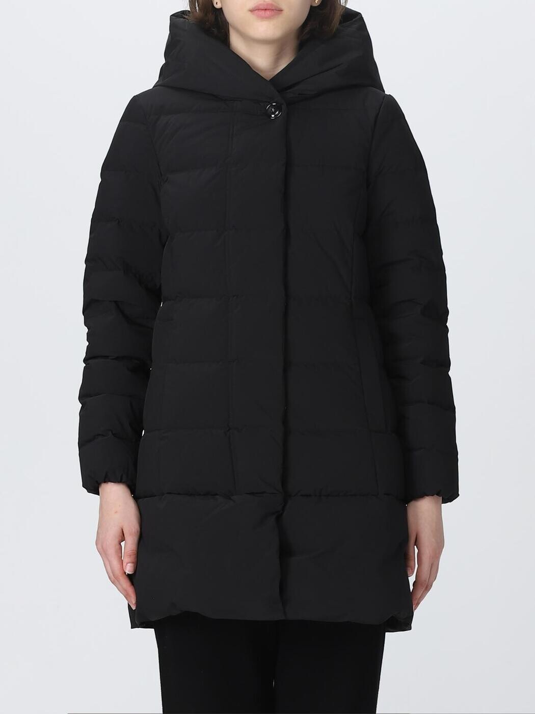 絨毛一財産 WOOLRICH 背広上衣 背広 上衣 レディース 黒いこと Suit Jackets CFWWOU0685FRUT3128 関税 貨物輸送無料 2025AW gi コート・ジャケット-レディースファッション
