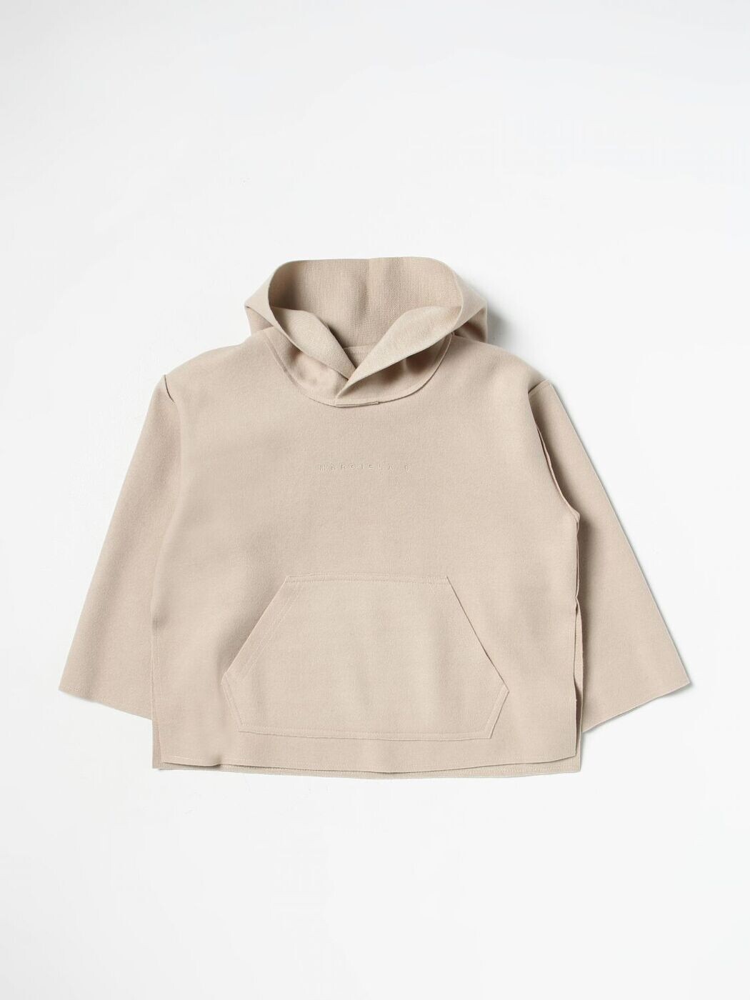 エムエムシックス 住み家 マルジェラ MM6 MAISON MARGIELA クルーネックジャンパー 編み物御召しもの ガールズ ベージュ Crew neck jumpers M60434MM00X 関税 貨物輸送無料 2025AW gi