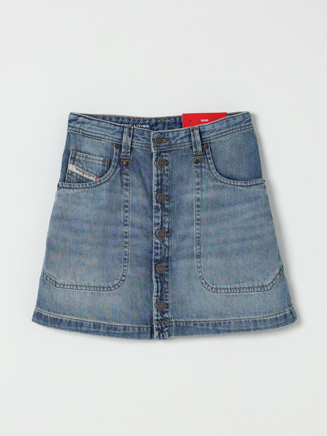 ディーゼル DIESEL ミニ御徒面子 スコート ガールズ 青碧 Mini-skirts J00784KXBNP 関税 貨物輸送無料 2025SS gi