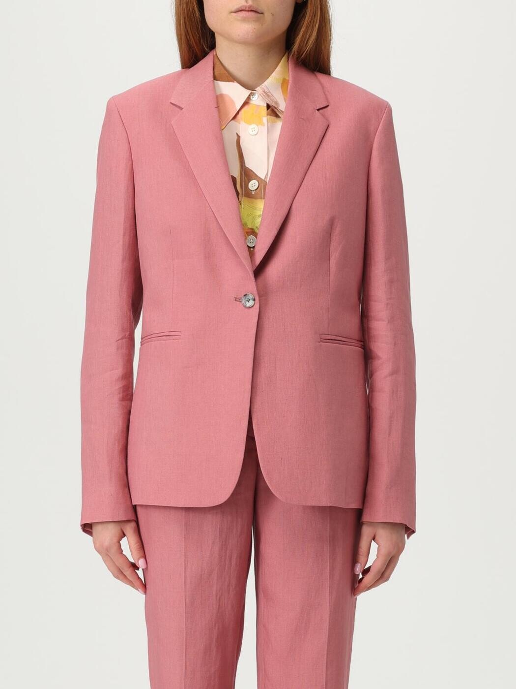 極点スミス PAUL SMITH 背広上衣 背広 上衣 レディース サクラ色 Suit Jackets W1R066JP01427 関税 貨物輸送無料 2025SS gi