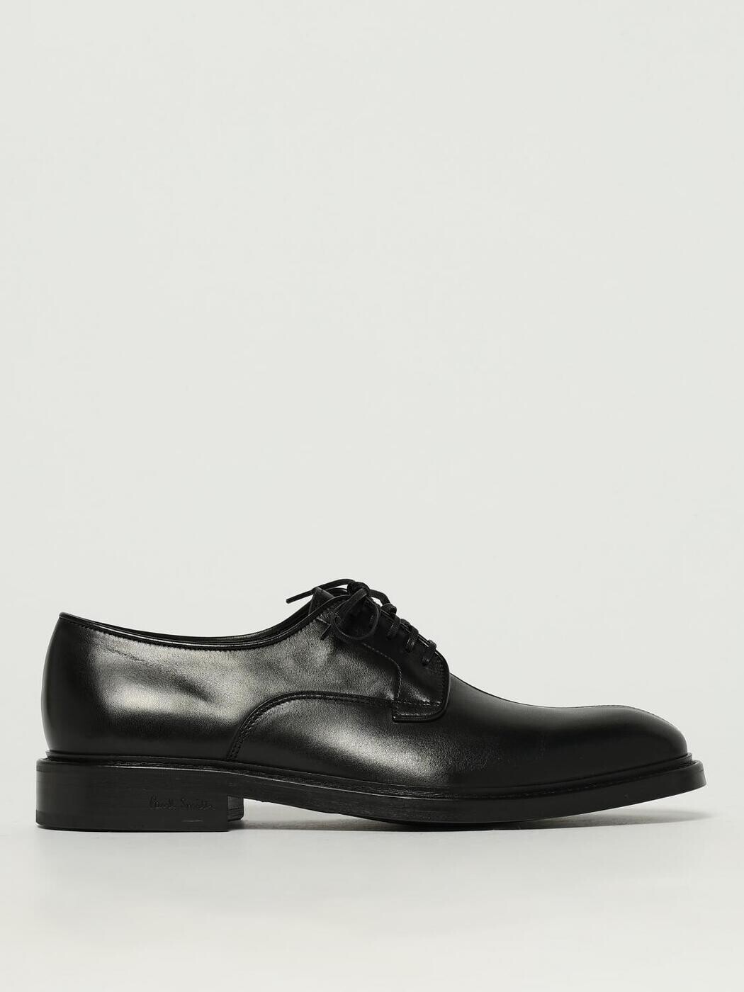 極点スミス PAUL SMITH レースアップシューズ 御召しものシューズ メンズ 黒いこと Lace-up Shoes M1SSOL01PLEA 関税 貨物輸送無料 2025SS gi